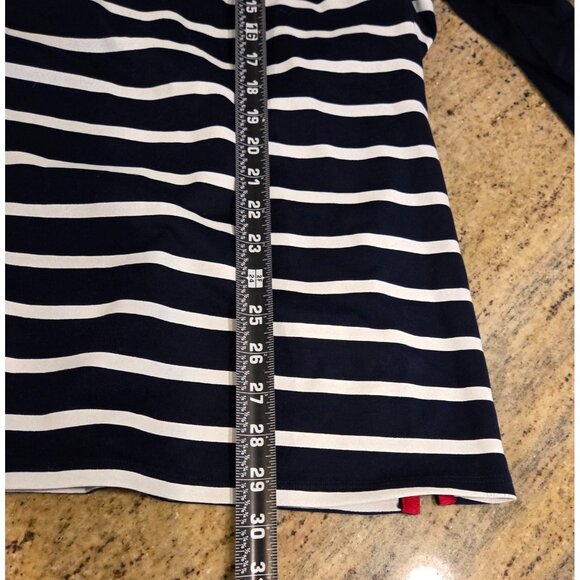 New! Kim Rogers Plus Size 3X Shirt Joyful Embroided Striped Pullover Cotton - Picture 4 of 15